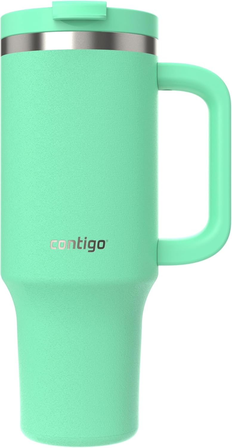 Streeterville 30oz Tumbler, Stainless Steel Vacuum Insulated, Leak-Proof, Cold for 29 Hours, Fits in cupholders, Licorice
