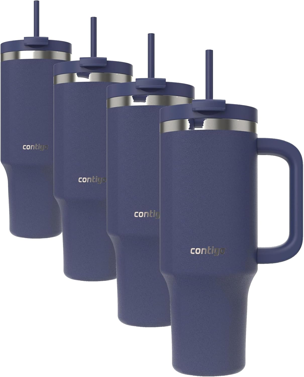 Streeterville 30oz Tumbler, Stainless Steel Vacuum Insulated, Leak-Proof, Cold for 29 Hours, Fits in cupholders, Licorice