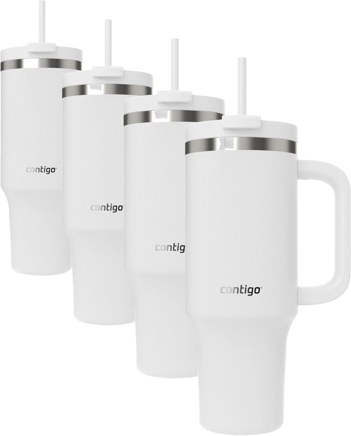 Streeterville 30oz Tumbler, Stainless Steel Vacuum Insulated, Leak-Proof, Cold for 29 Hours, Fits in cupholders, Licorice