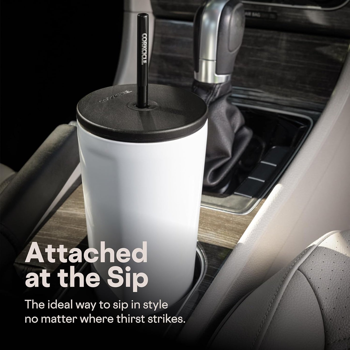 Cold Cup Insulated Tumbler - Stainless Steel Tumbler with Lid and Straw, Triple Insulated for Hot and Cold Drinks, Cupholder Friendly, BPA-Free - 24oz - Black Bows
