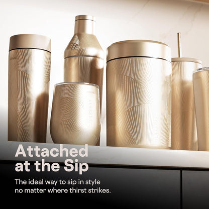 Cold Cup Insulated Tumbler - Stainless Steel Tumbler with Lid and Straw, Triple Insulated for Hot and Cold Drinks, Cupholder Friendly, BPA-Free - 24oz - Black Bows