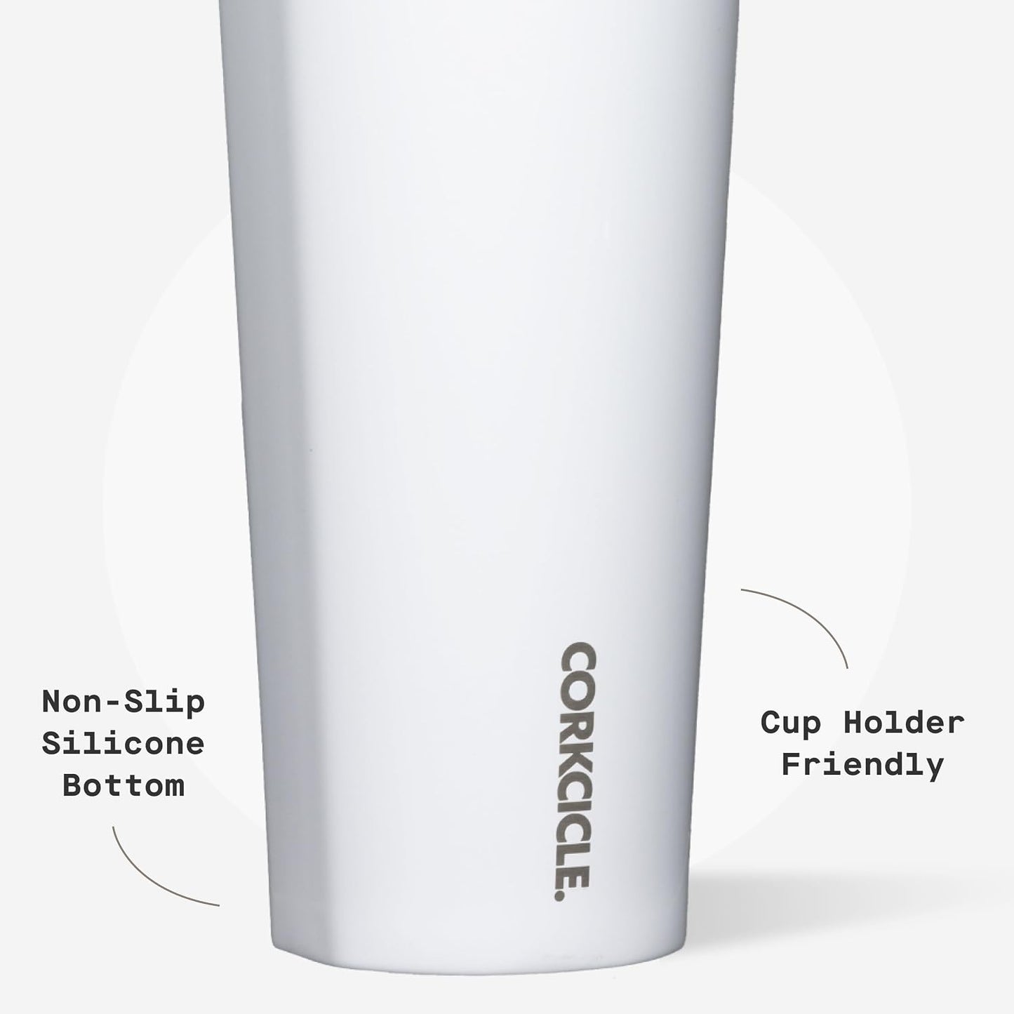 Cold Cup Insulated Tumbler - Stainless Steel Tumbler with Lid and Straw, Triple Insulated for Hot and Cold Drinks, Cupholder Friendly, BPA-Free - 24oz - Black Bows