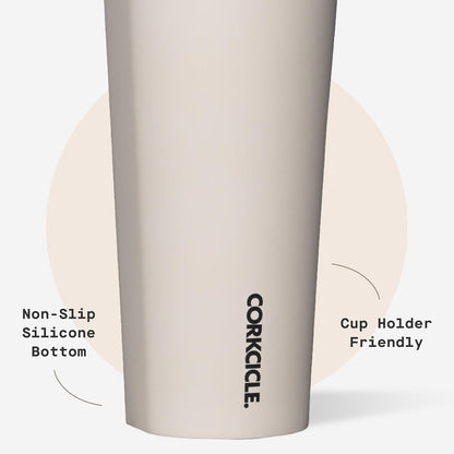 Cold Cup Insulated Tumbler - Stainless Steel Tumbler with Lid and Straw, Triple Insulated for Hot and Cold Drinks, Cupholder Friendly, BPA-Free - 24oz - Black Bows
