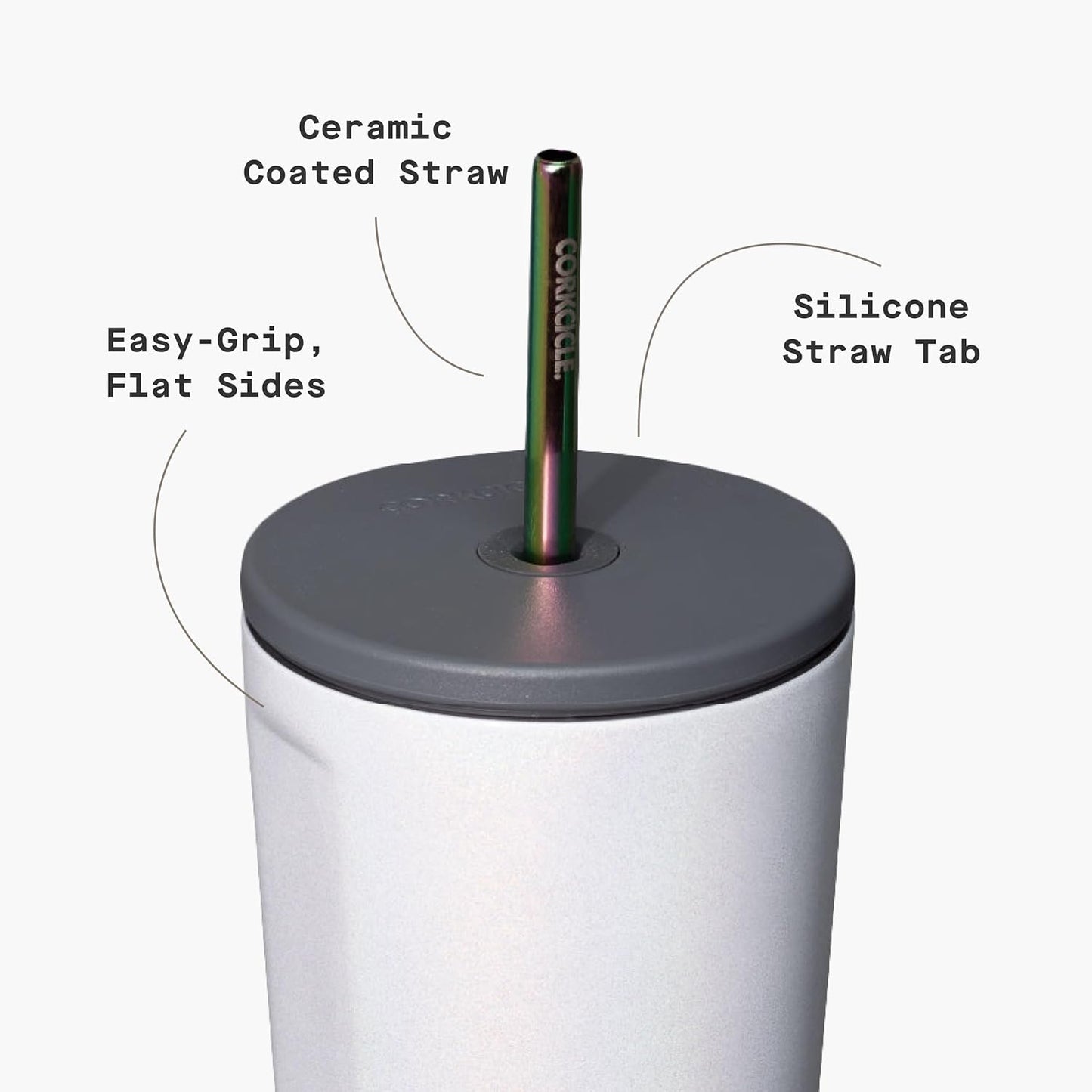 Cold Cup Insulated Tumbler - Stainless Steel Tumbler with Lid and Straw, Triple Insulated for Hot and Cold Drinks, Cupholder Friendly, BPA-Free - 24oz - Black Bows