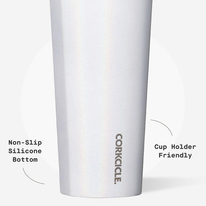 Cold Cup Insulated Tumbler - Stainless Steel Tumbler with Lid and Straw, Triple Insulated for Hot and Cold Drinks, Cupholder Friendly, BPA-Free - 24oz - Black Bows