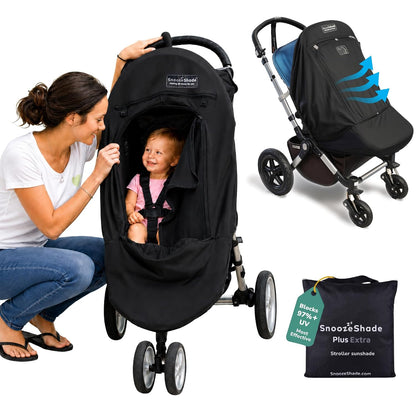 Plus Extra Stroller Sun Shade, Blackout and Sleep Aid UPF50+