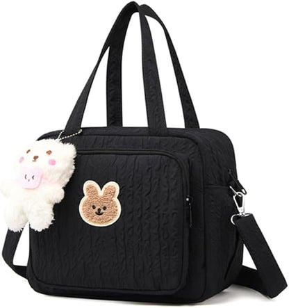 Baby Diaper Bag Tote, Mom Bag Crossbody Diaper Bags Baby Travel Bags for Girl Pañaleras Para Bebe (Pink, Large)