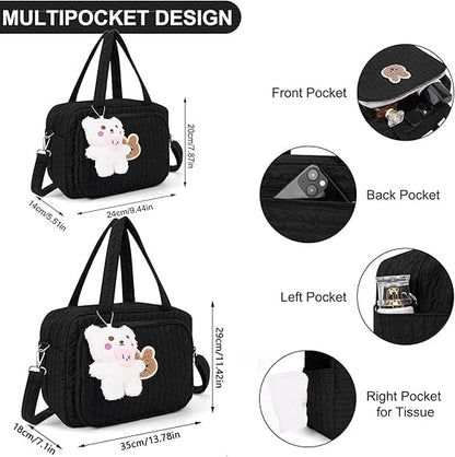 Baby Diaper Bag Tote, Mom Bag Crossbody Diaper Bags Baby Travel Bags for Girl Pañaleras Para Bebe (Pink, Large)