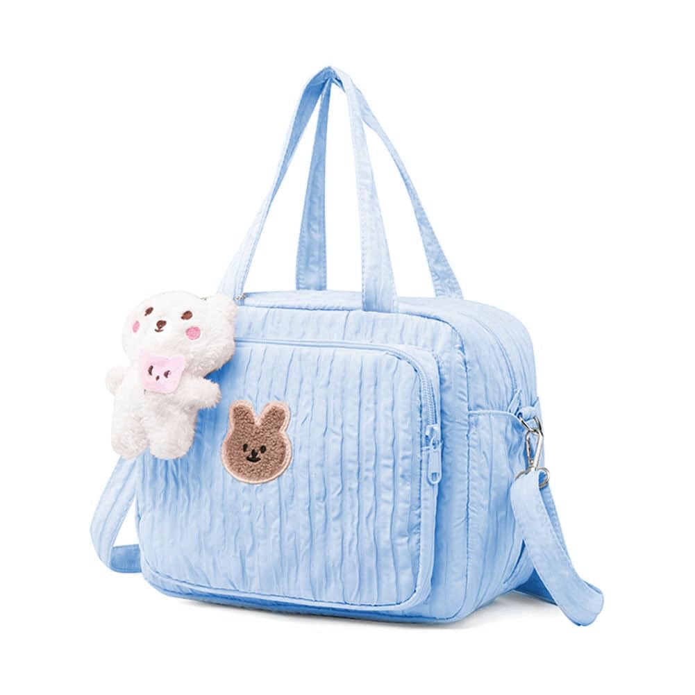 Baby Diaper Bag Tote, Mom Bag Crossbody Diaper Bags Baby Travel Bags for Girl Pañaleras Para Bebe (Pink, Large)