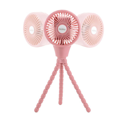 Nuby Oscillating Flexible Tripod 3-Speed Stroller Fan
