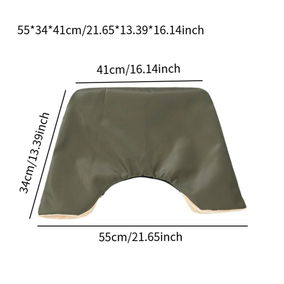 Stroller Gloves Hand Warmer Rainproof Stroller Accessories Warm Pushchair Gloves Pram Handmuff for Outdoor Carriage, Khaki