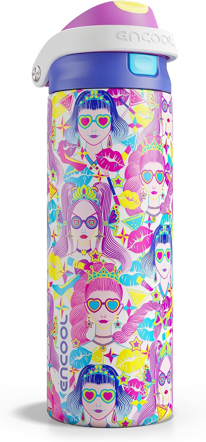 Leakproof Insulated Water Bottle with Straw Dual-Sip Water Bottle Bag-Safe Design for Work, Commute & Gym – Keeps Drinks Cold All Day, 24 oz, Clay Grey - Colors B
