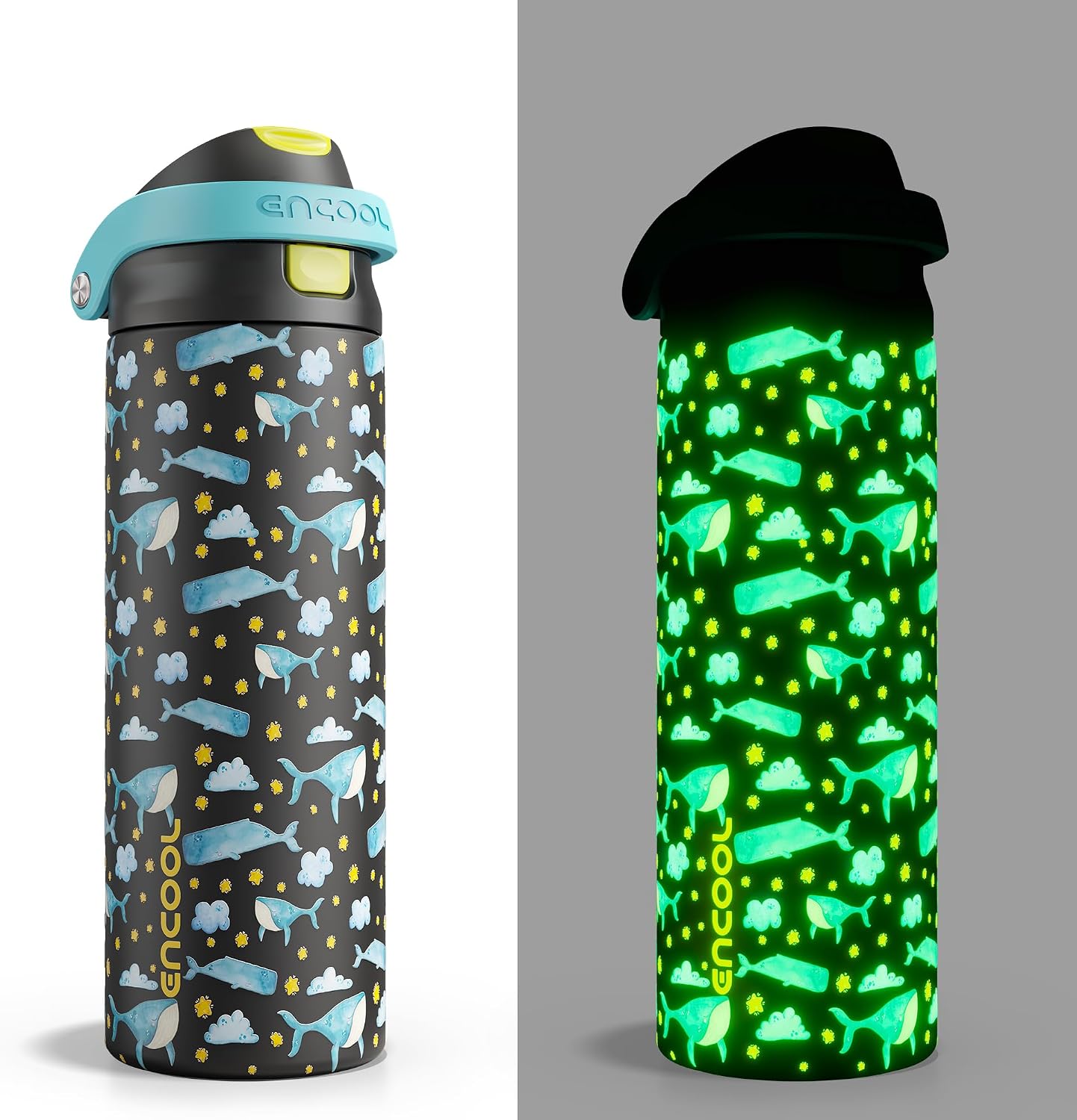 Leakproof Insulated Water Bottle with Straw Dual-Sip Water Bottle Bag-Safe Design for Work, Commute & Gym – Keeps Drinks Cold All Day, 24 oz, Clay Grey - Colors B