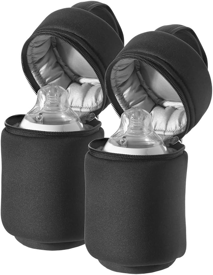 Baby Bottle Warmer Insulated Travel Bottle Bag & Cooler Suitable for Tommee Tippee baby bottles - 2 Count