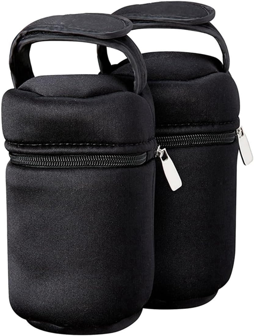 Baby Bottle Warmer Insulated Travel Bottle Bag & Cooler Suitable for Tommee Tippee baby bottles - 2 Count