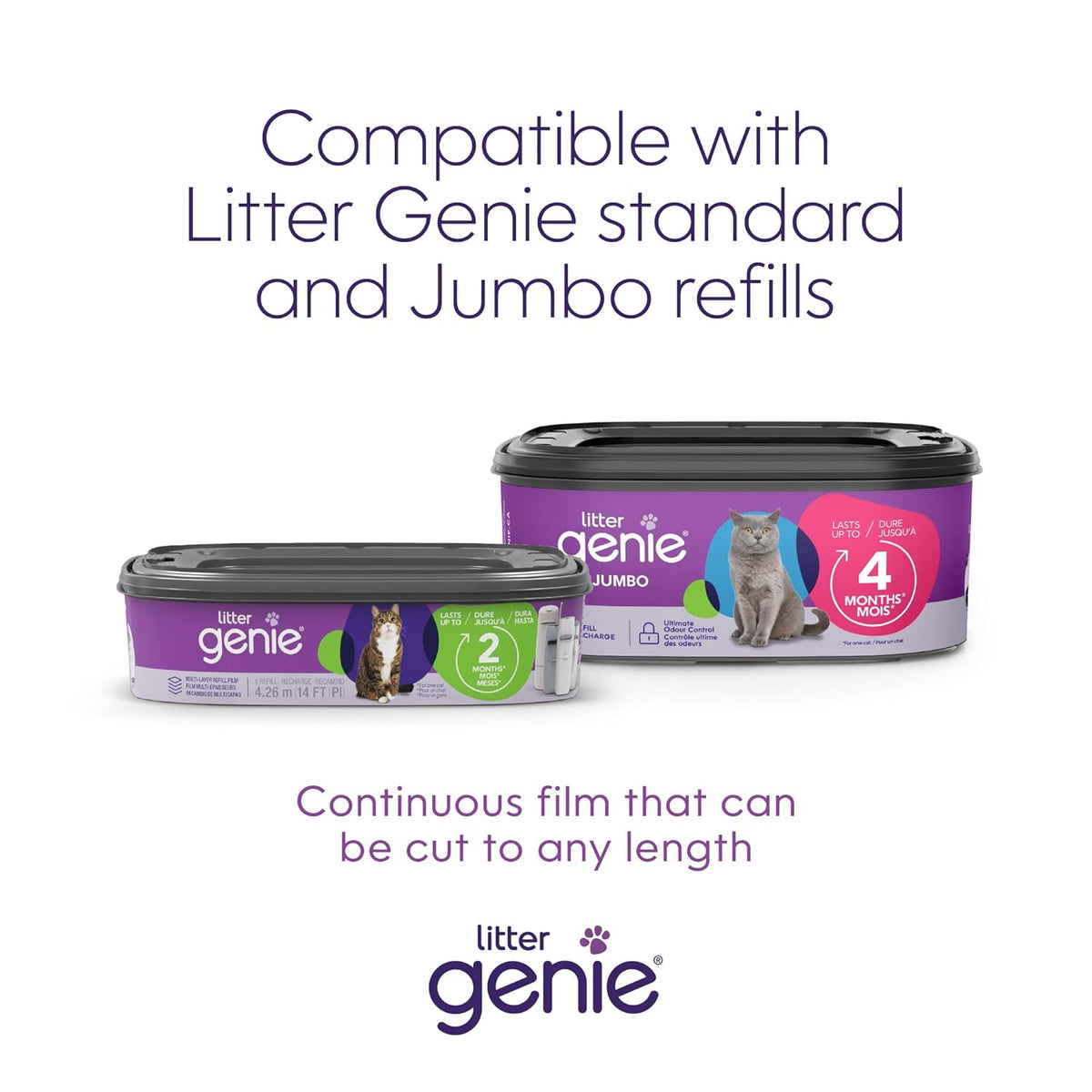 Style Cat Litter Disposal Pail with 14 ft Standard Refill