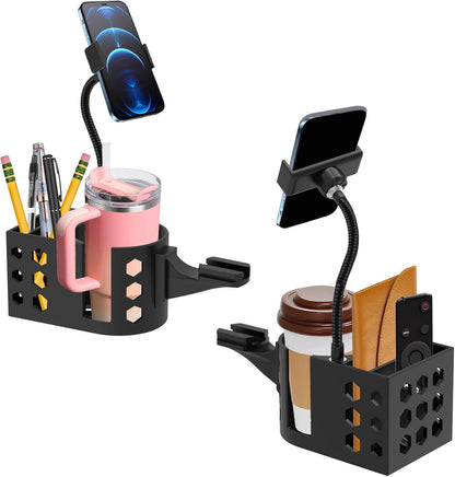 Cup Holder for Permobil Power Wheel Chair,3 in1 Phone Holder,Storage Basket