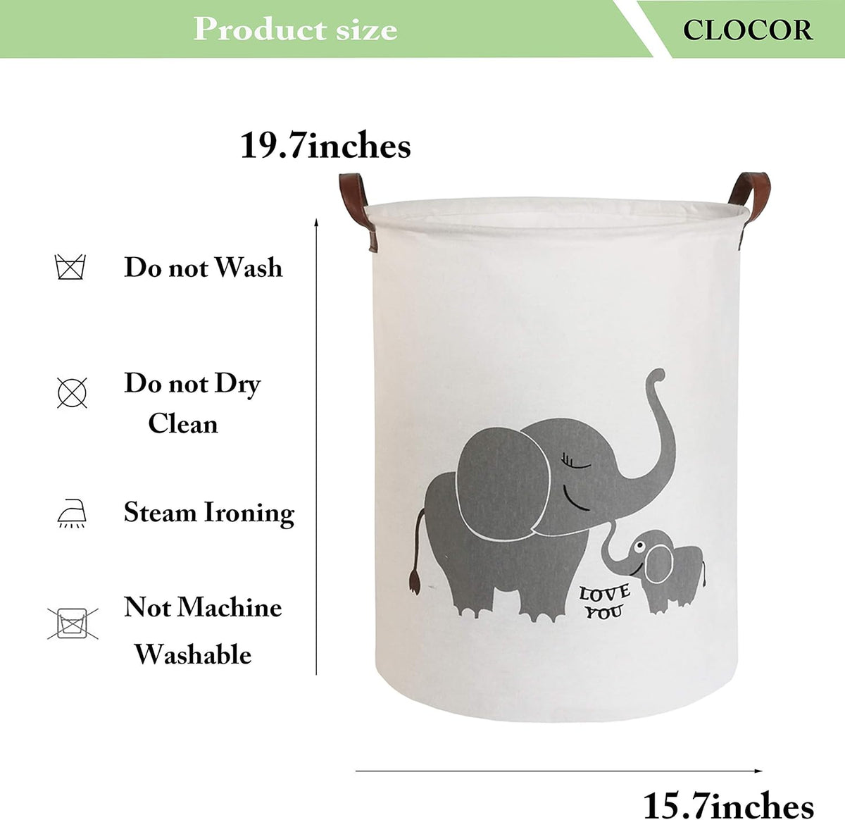 Collapsible Round Laundry Hamper/Large Storage Basket/Room Decor (White check)
