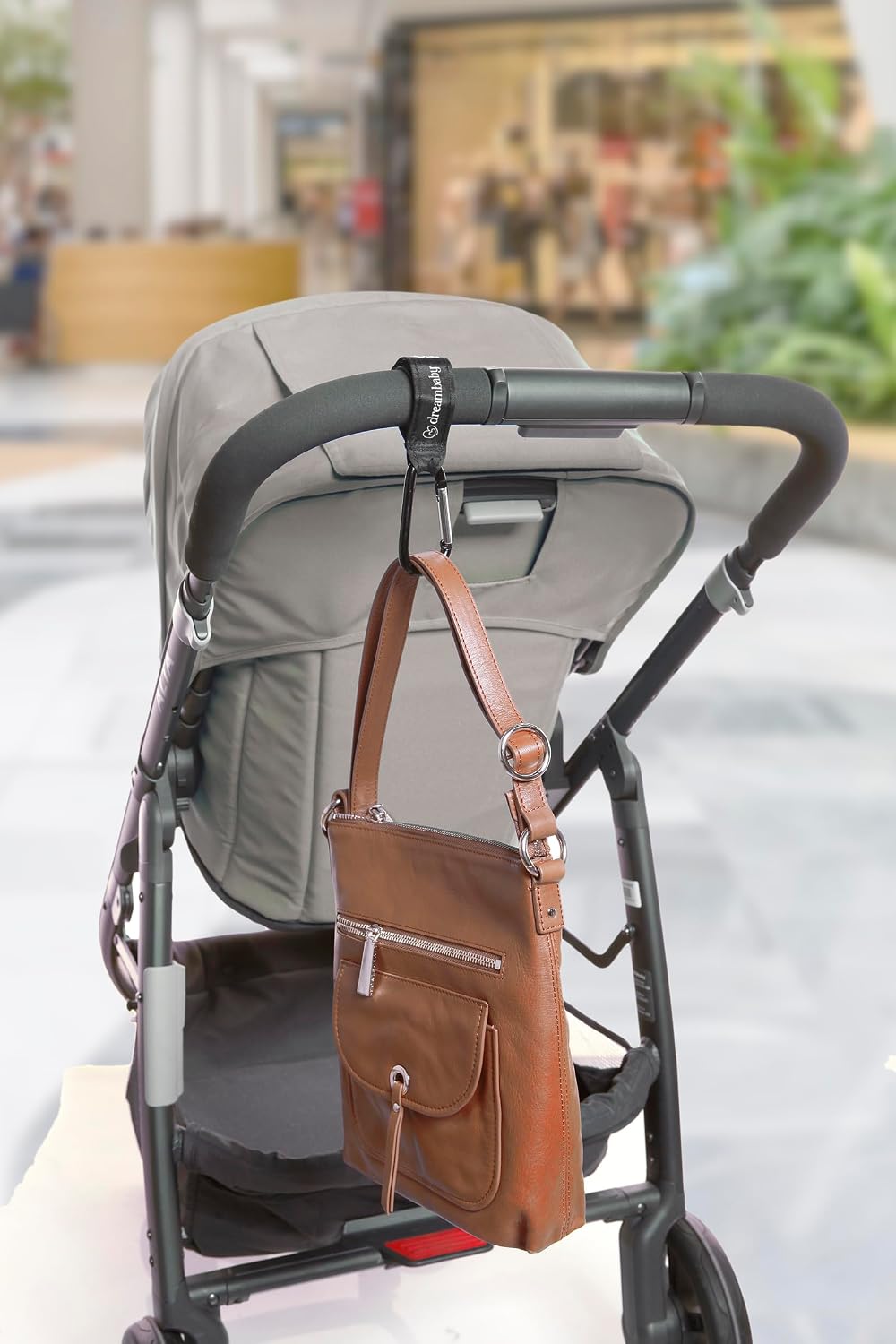 Clip Buddy Stroller Hook Carabiner - Bag Holder - Black- Model L271