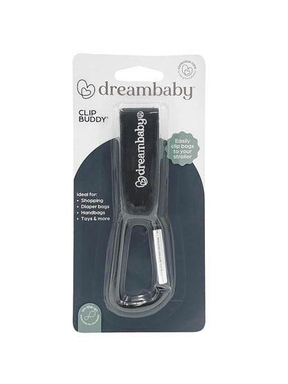 Clip Buddy Stroller Hook Carabiner - Bag Holder - Black- Model L271