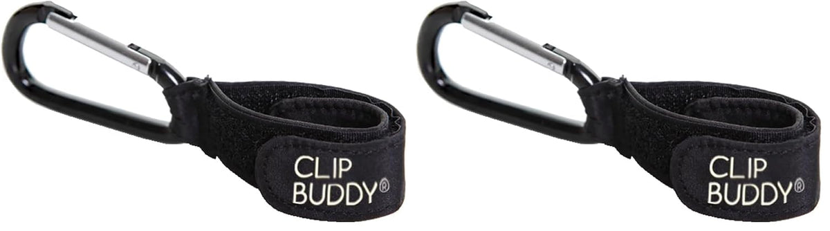 Clip Buddy Stroller Hook Carabiner - Bag Holder - Black- Model L271