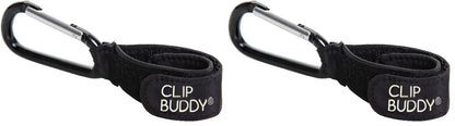 Clip Buddy Stroller Hook Carabiner - Bag Holder - Black- Model L271