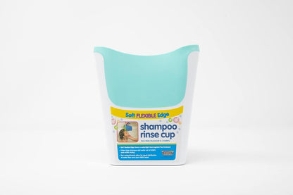 Tear-Free Bathing Experience with Rinse Cup - Soft Flexible Edge, Comfortable Handling & 40 Oz Capacity