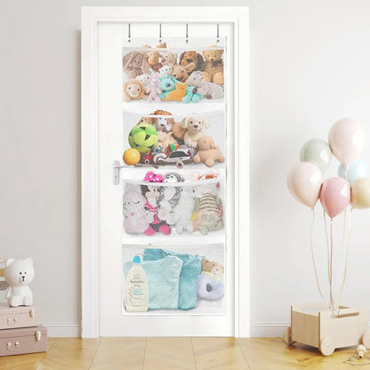 Over the Door Stuffed Animal Storage,Stuffed Animal Hammock Net
