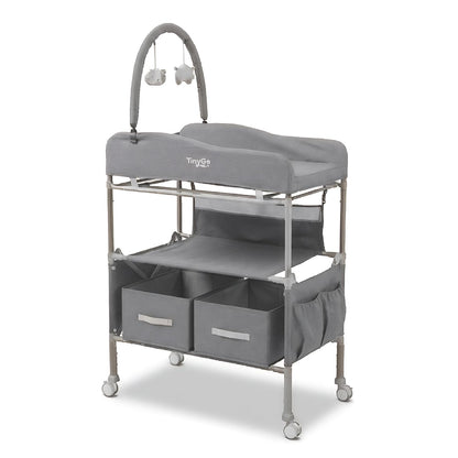 Portable Baby Changing Table with Wheels