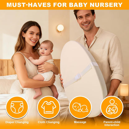 Baby Diaper Changing Pad, Wipeable Portable Baby Changing Pads for Dresser
