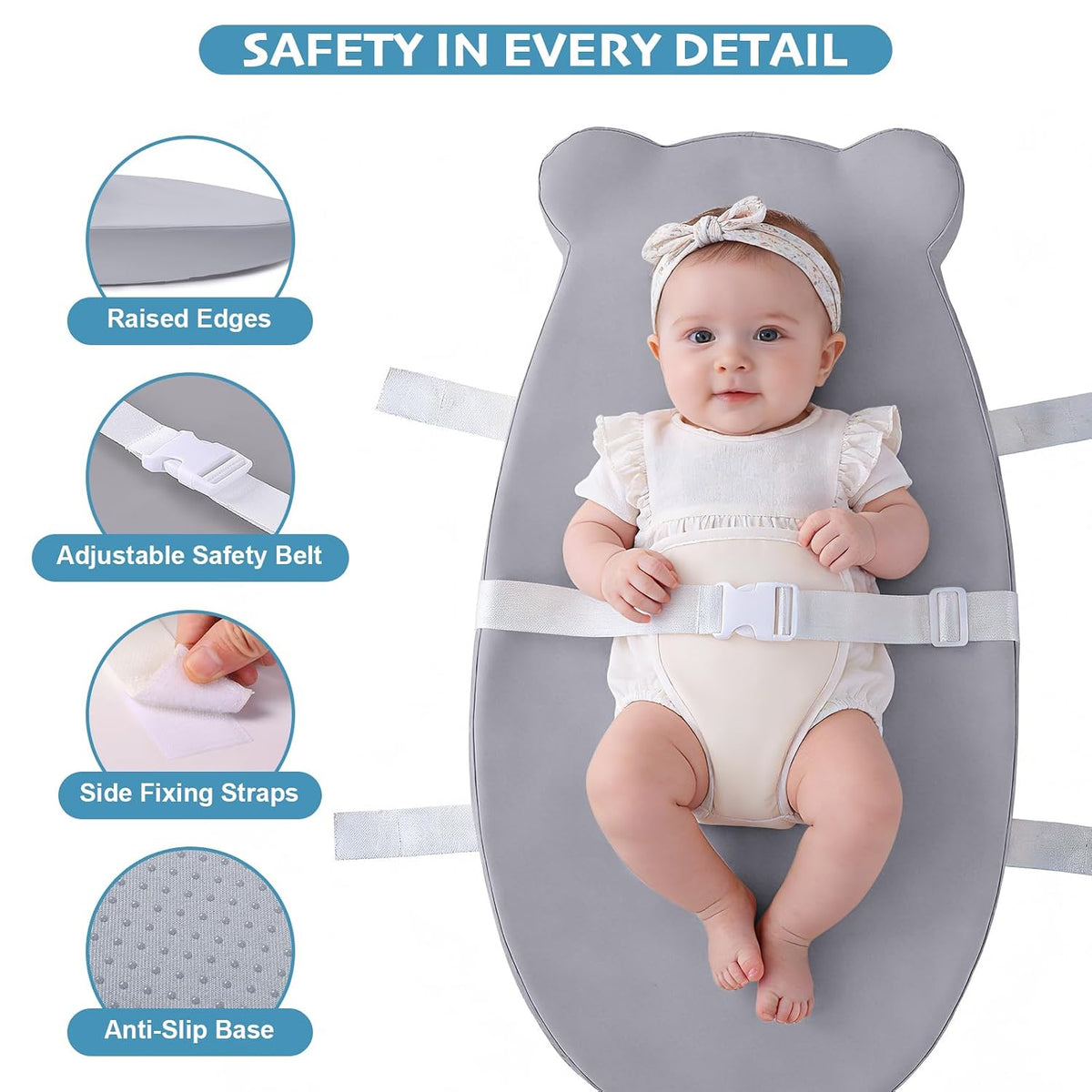 Baby Diaper Changing Pad, Wipeable Portable Baby Changing Pads for Dresser