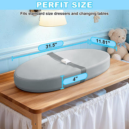 Baby Diaper Changing Pad, Wipeable Portable Baby Changing Pads for Dresser