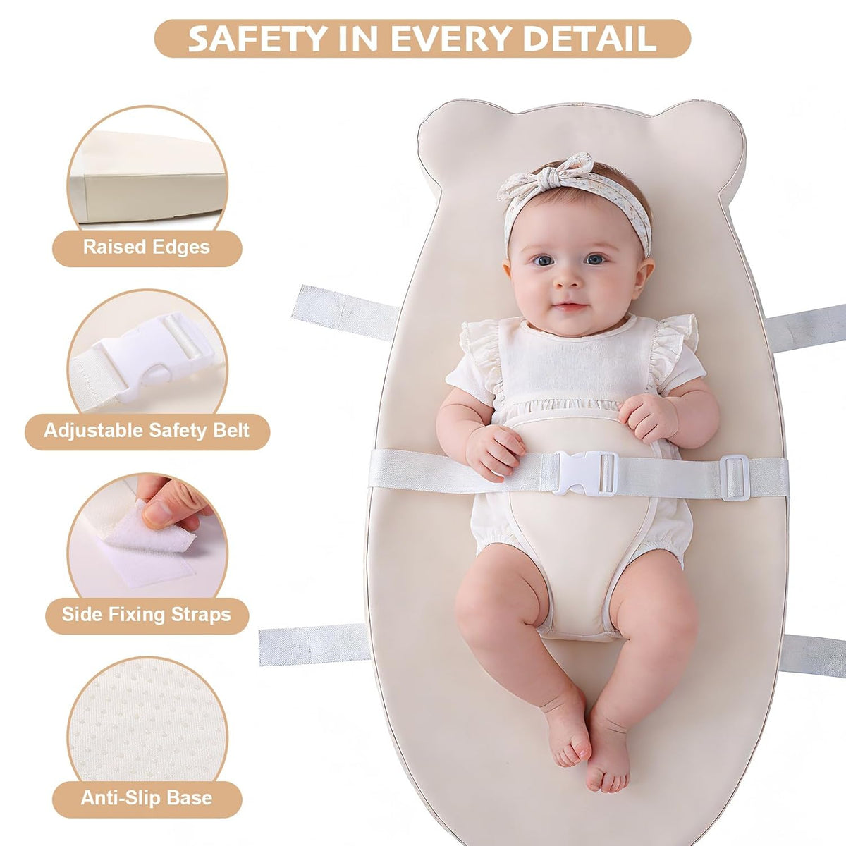 Baby Diaper Changing Pad, Wipeable Portable Baby Changing Pads for Dresser