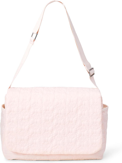 x Sofia Grainge Women's Quilted Diaper Tote Bag with Multiple Pockets, Zip-top Closure with Flap