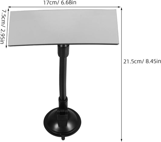 Baby Car Mirror Rear Facing Suction Cup Car Mirror 360° Adjustable View Interior Convenient Large View Rear Visor Sucker for Vehicle Machine Auto Vehicle