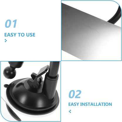 Baby Car Mirror Rear Facing Suction Cup Car Mirror 360° Adjustable View Interior Convenient Large View Rear Visor Sucker for Vehicle Machine Auto Vehicle