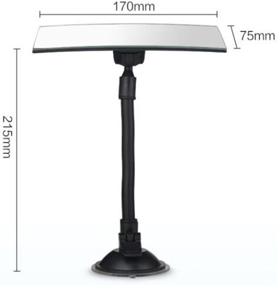 Baby Car Mirror Rear Facing Suction Cup Car Mirror 360° Adjustable View Interior Convenient Large View Rear Visor Sucker for Vehicle Machine Auto Vehicle