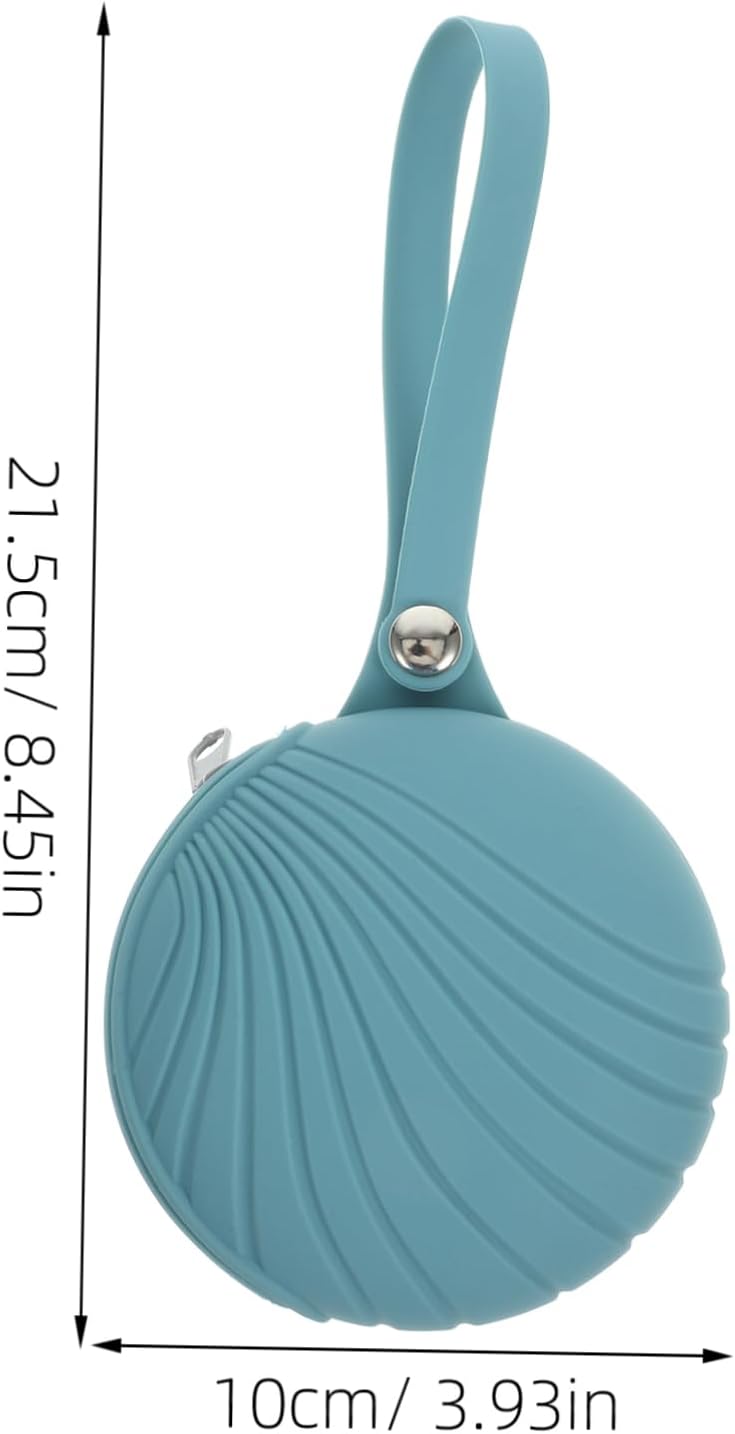Pacifier Storage Bag Silicone Case Zipper for Stroller Diaper Bag Travel Holds Pacifiers Essentials