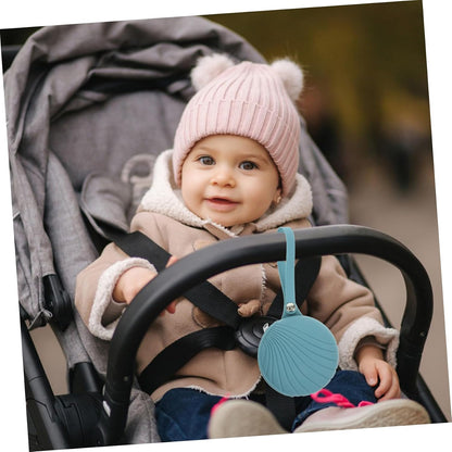Pacifier Storage Bag Silicone Case Zipper for Stroller Diaper Bag Travel Holds Pacifiers Essentials