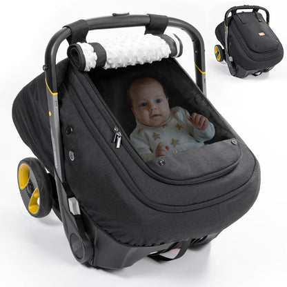 Waterproof 1 Baby Car Seat Cover, Infant Car Seat Cover for Boy Girl