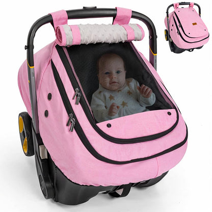 Waterproof 1 Baby Car Seat Cover, Infant Car Seat Cover for Boy Girl