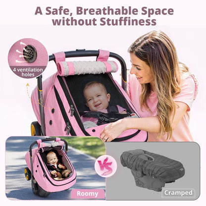 Waterproof 1 Baby Car Seat Cover, Infant Car Seat Cover for Boy Girl