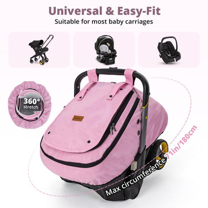 Waterproof 1 Baby Car Seat Cover, Infant Car Seat Cover for Boy Girl