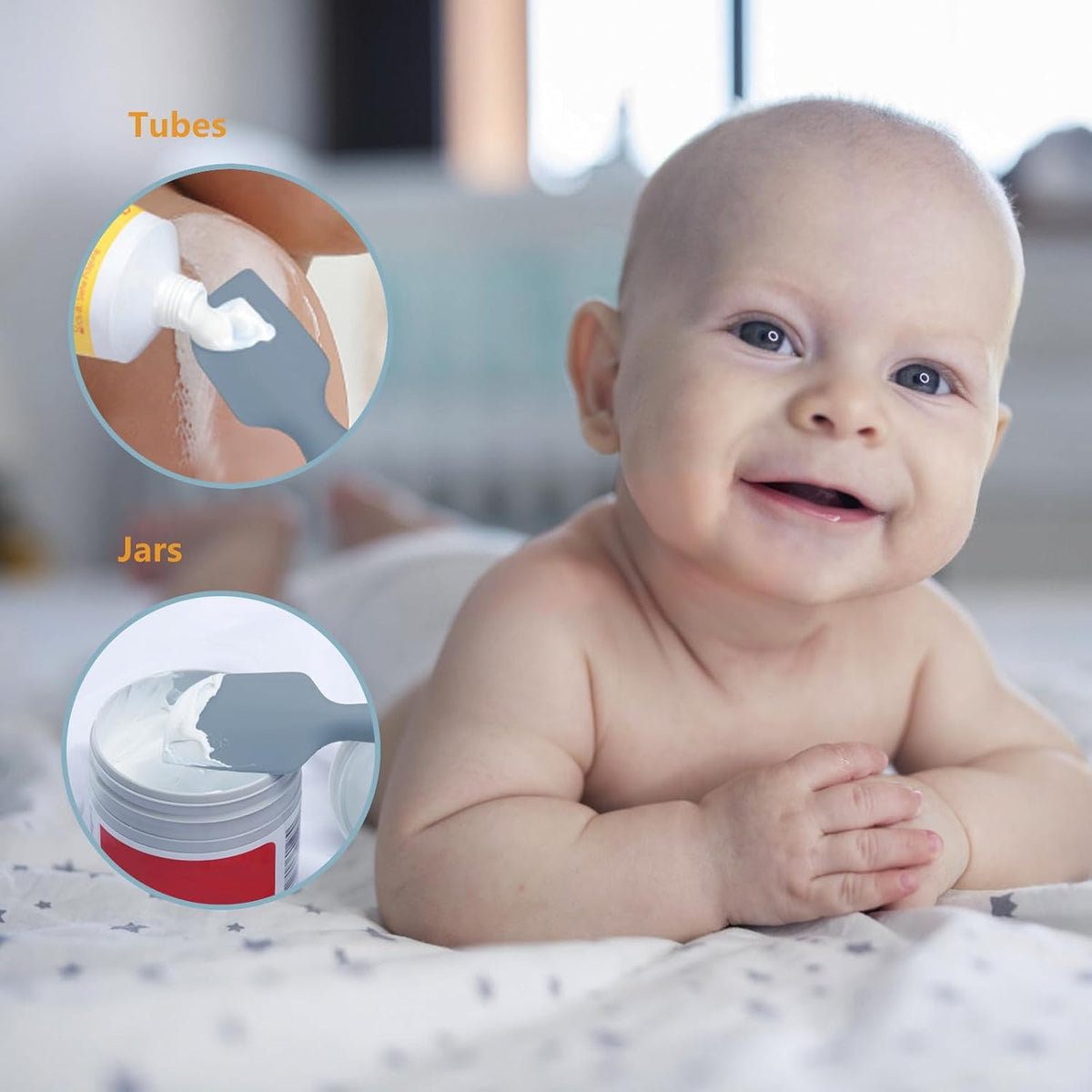 4 Pack Baby Diaper Cream Spatula Applicator for Butt Paste