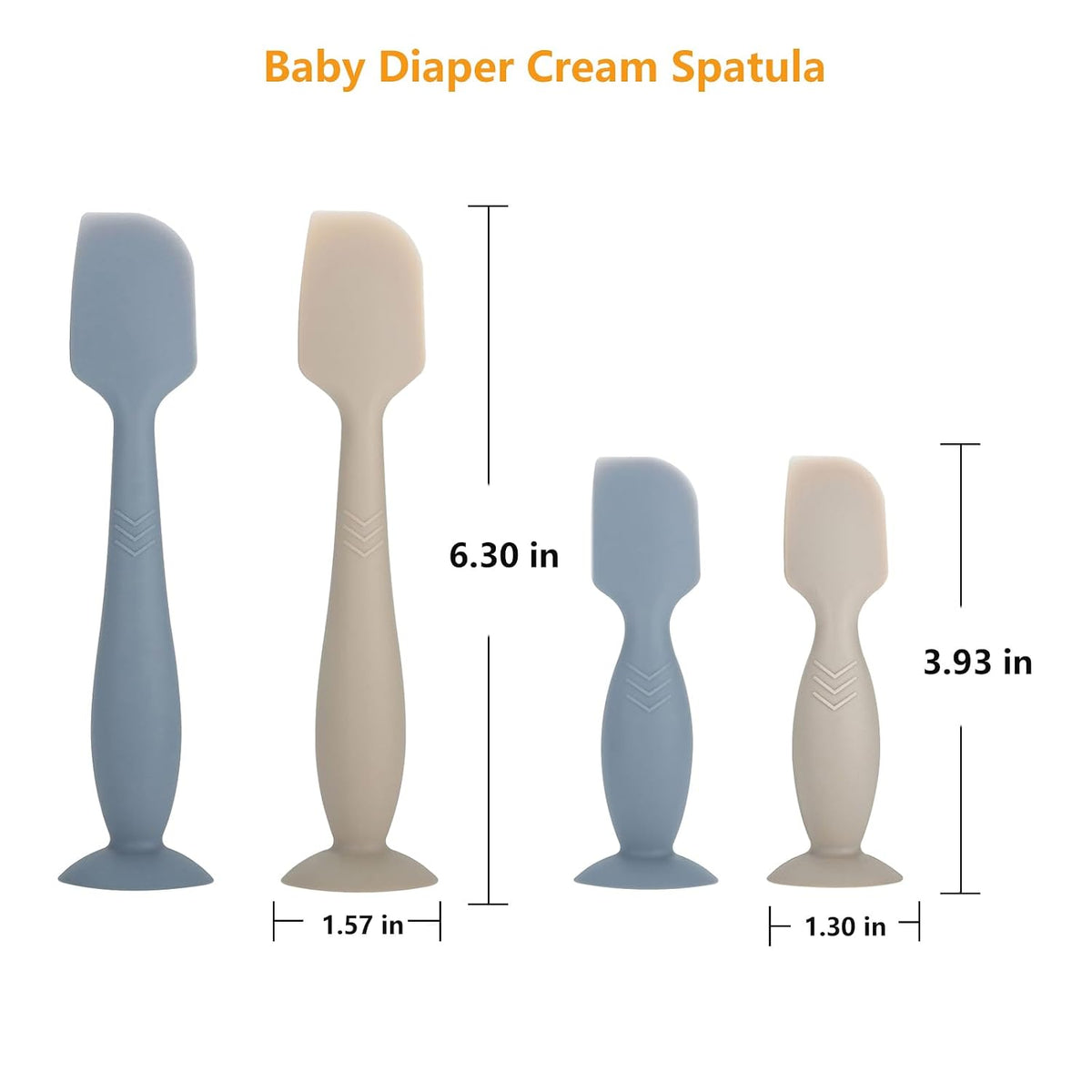 4 Pack Baby Diaper Cream Spatula Applicator for Butt Paste