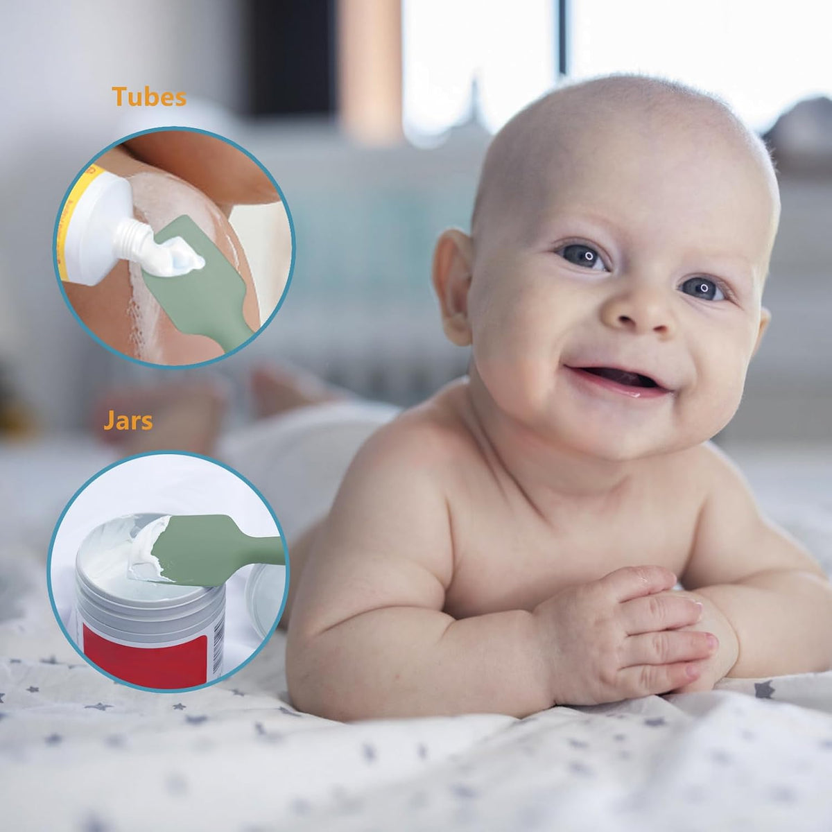 4 Pack Baby Diaper Cream Spatula Applicator for Butt Paste