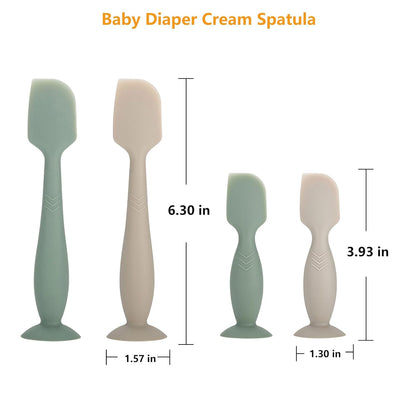 4 Pack Baby Diaper Cream Spatula Applicator for Butt Paste