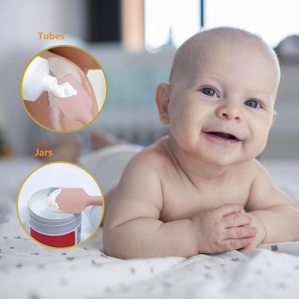 4 Pack Baby Diaper Cream Spatula Applicator for Butt Paste