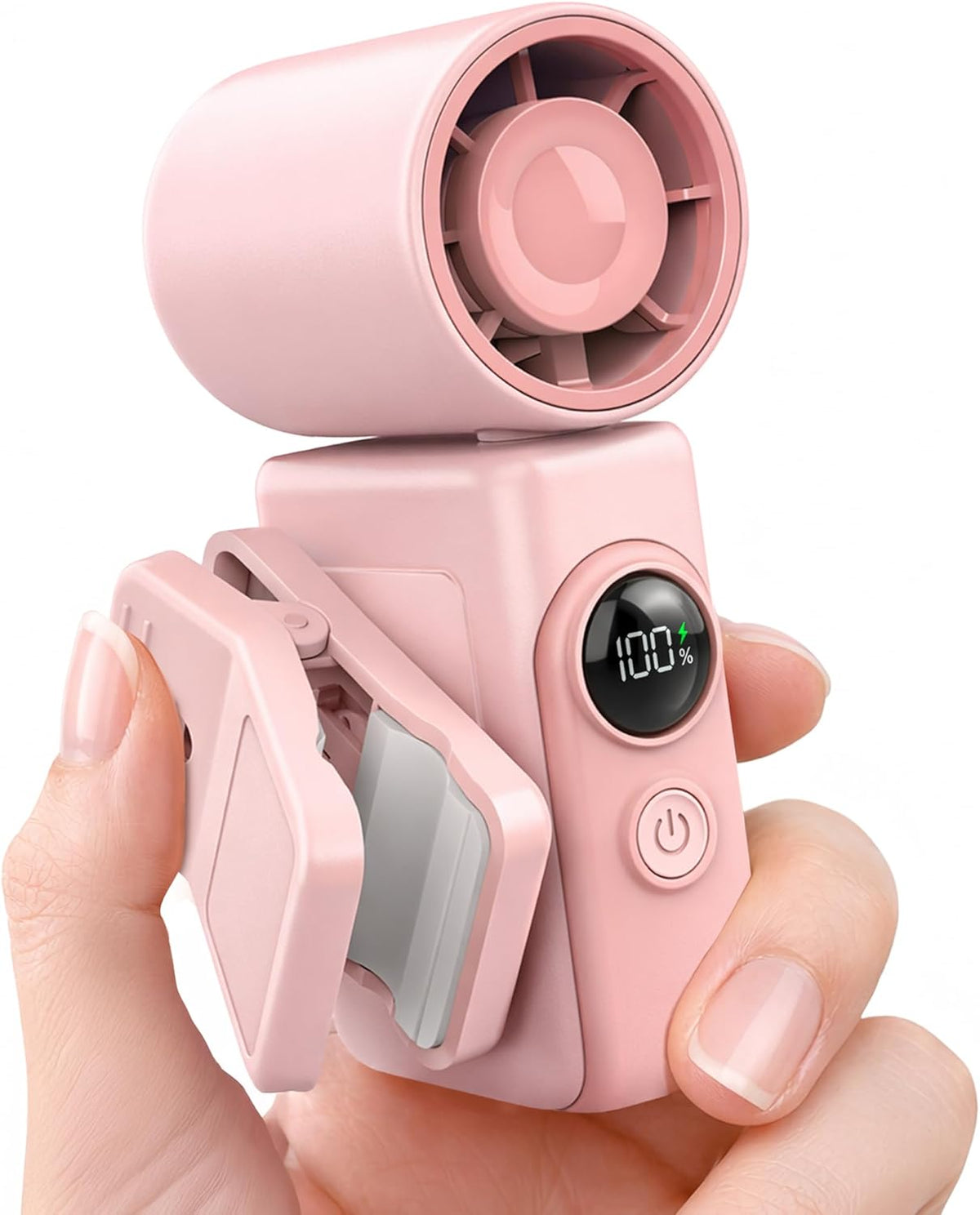 Clip-On Portable Fan for Strollers, Handheld Turbo Fan for Travel