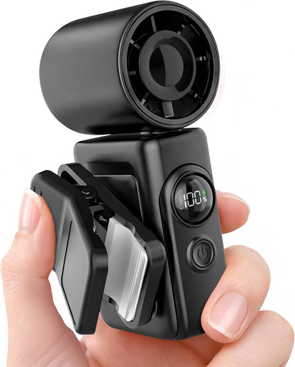 Clip-On Portable Fan for Strollers, Handheld Turbo Fan for Travel